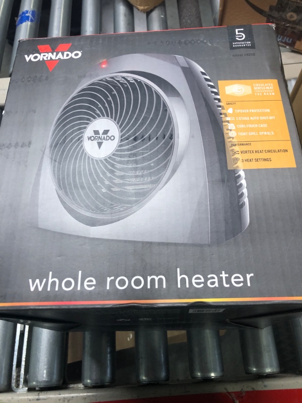 Photo 2 of VH200 1500-Watt Electric Portable Space Heater, Whole Room Vortex Heat Circulation, Charcoal