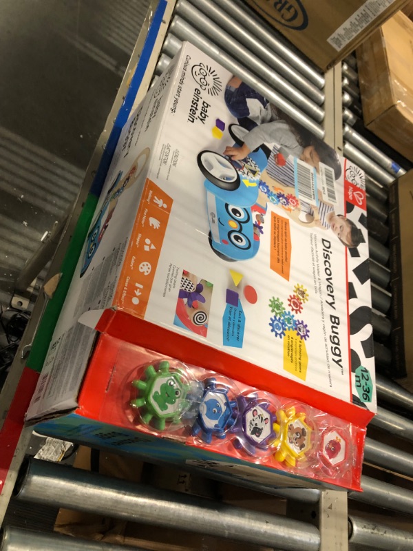 Photo 1 of Baby Einstein Discovery Buggy Wooden Activity Walker & Wagon, Ages 12 Months +