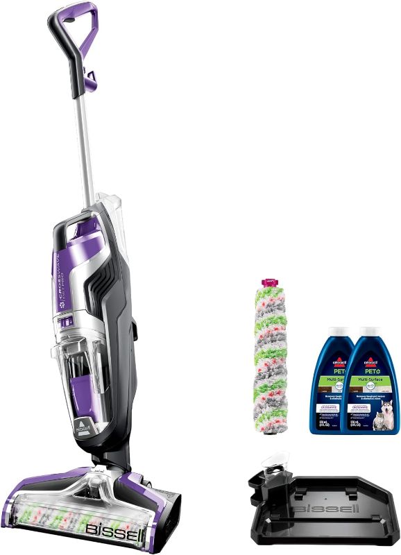 Photo 1 of BISSELL Crosswave Pet Pro All in One Wet Dry Vacuum Cleaner and Mop for Hard Floors and Area Rugs, Purple, 2306A
