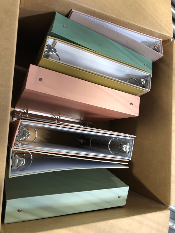 Photo 1 of 10 pack of binders (multiple colors )