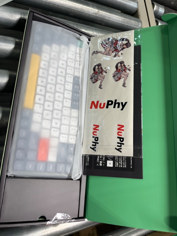 Photo 1 of nuphy Air75 Mechanical Keyboard, 75% Low Profile Wireless Keyboard, Supports Bluetooth 5.0, 2.4G and Wired Connection, Compatible with Windows and Mac OS Systems-Gateron Brown Switch