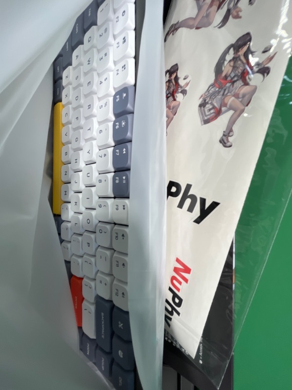 Photo 1 of nuphy Air75 Mechanical Keyboard, 75% Low Profile Wireless Keyboard, Supports Bluetooth 5.0, 2.4G and Wired Connection, Compatible with Windows and Mac OS Systems-Gateron Brown Switch