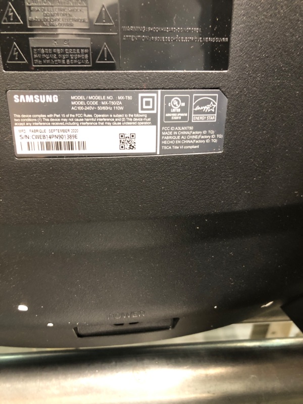 Photo 7 of SAMSUNG Sound Tower MX-T50 - 500-Watts - Black (2020)