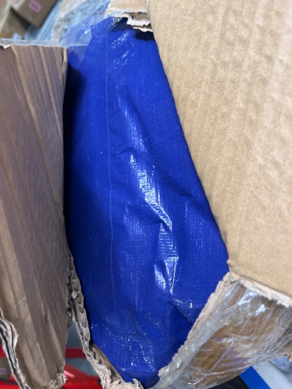 Photo 4 of above ground pool winter cover blue round