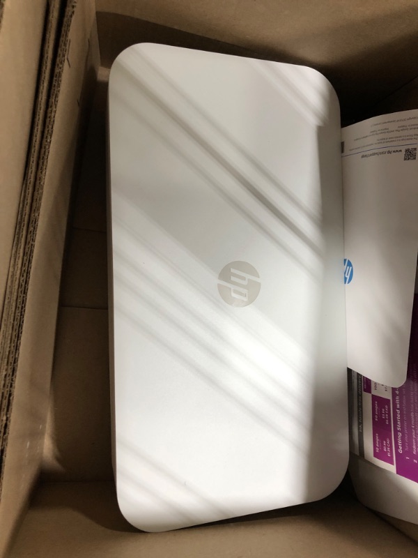 Photo 1 of HP Tango Smart Wireless Printer – Mobile Remote Print, Scan, Copy, HP Instant Ink, Works with Alexa(2RY54A),White
