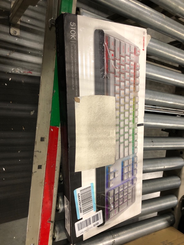 Photo 1 of Alienware New Low-Profile RGB Gaming Keyboard AW510K Light, Alienfx Per Key RGB Lighting, Media Controls and USB Passthrough, Cherry MX Low Profile Red Switches, Lunar Light Keyboard Multicolor