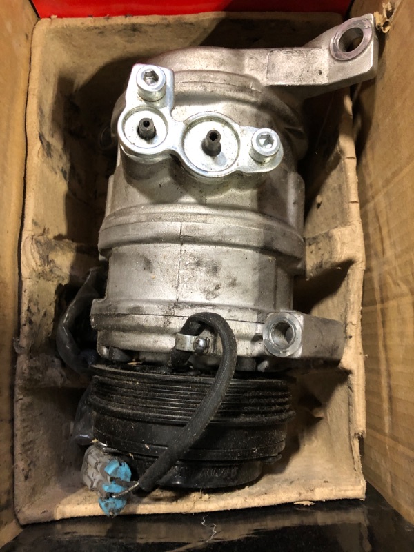 Photo 1 of A-Premium AC Compressor with Clutch Compatible with Chevrolet, GMC Models - Silverado, Suburban, Sierra, Avalanche, Express, Tahoe, Yukon, Escalade, & More - Replaces 78362, 10S17F Compressor
