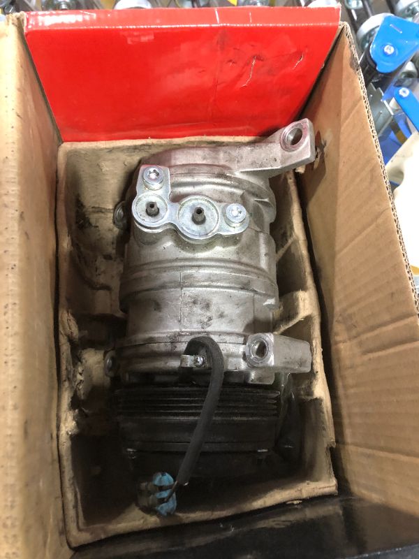 Photo 1 of A-Premium AC Compressor with Clutch Compatible with Chevrolet, GMC Models - Silverado, Suburban, Sierra, Avalanche, Express, Tahoe, Yukon, Escalade, & More - Replaces 78362, 10S17F Compressor
