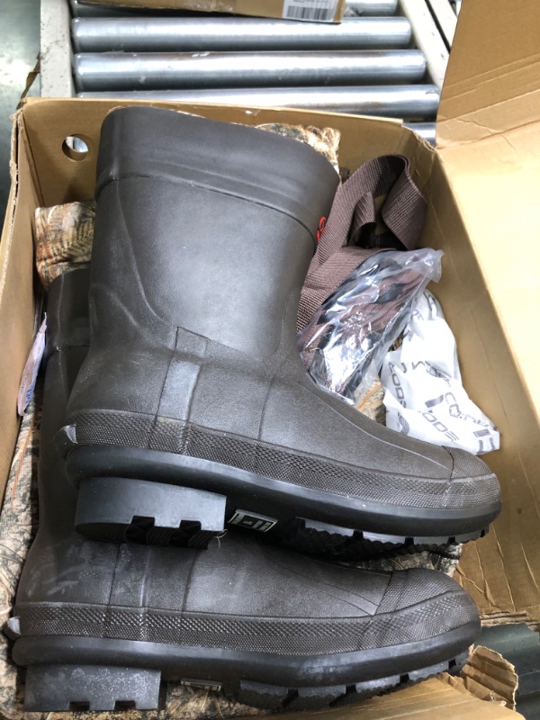 Photo 1 of DRYCODE Chest Waders for Men, Neoprene Fishing Waders with 600G Boots, Waterproof Insulated Camo Duck Hunting Waders 10 Reel Reed