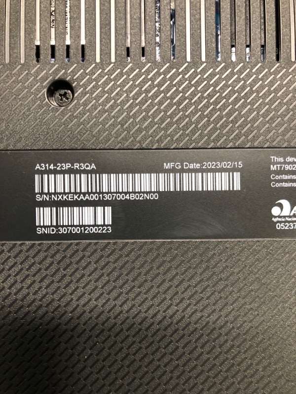 Photo 7 of Acer Aspire 3 A314-23P-R3QA Slim Laptop | 14.0" Full HD IPS Display | AMD Ryzen 5 7520U Quad-Core Processor | AMD Radeon Graphics | 8GB LPDDR5 | 512GB NVMe SSD | Wi-Fi 6 | Windows 11 Home,Silver R5 7520U / 14"