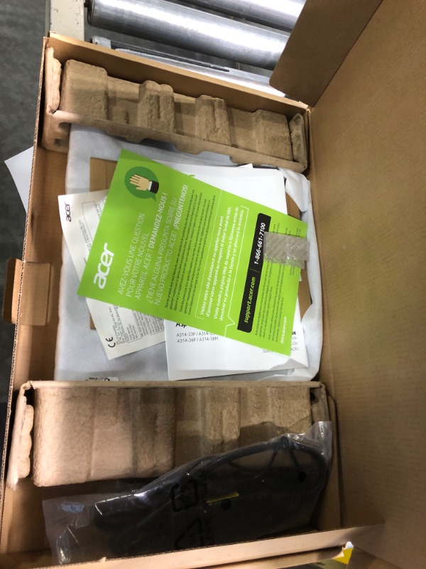 Photo 1 of Acer Aspire 3 A314-23P-R3QA Slim Laptop | 14.0" Full HD IPS Display | AMD Ryzen 5 7520U Quad-Core Processor | AMD Radeon Graphics | 8GB LPDDR5 | 512GB NVMe SSD | Wi-Fi 6 | Windows 11 Home,Silver R5 7520U / 14"