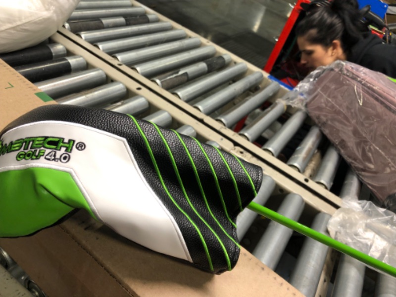 Photo 1 of BombTech Golf - 4.0 Driver and 3 Wood Bundle - Premium Golf Wood Set for Men - Easy to Hit Off Tee - Max Forgiveness and Accuracy 9 Stiff