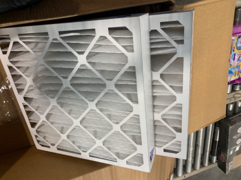 Photo 3 of BNX TruFilter 20x20x4 (19 1/2’’ x 19 1/2’’ x 3 5/8‘’) MERV 13 Air Filter (SlimFit) (2-Pack) - MADE IN USA - Electrostatic Pleated Air Conditioner HVAC AC Furnace Filters for Health, Allergies, Pollen, Mold, Bacteria, Smoke, Allergen, MPR 1900 FPR 10 20x20