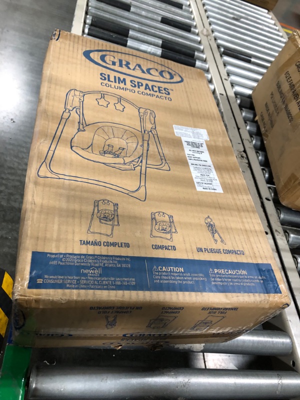 Photo 1 of Graco® Slim Spaces™ Compact Baby Swing, Reign
