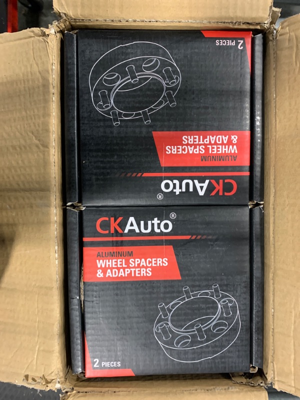 Photo 3 of CKAuto 5x5 Wheel Spacers Hub Centric, 2.00" 5x127mm Wheel Spacers, 71.5mm Center Bore 4 Pack with 1/2" Studs 2.00'' Thick / 4 pack