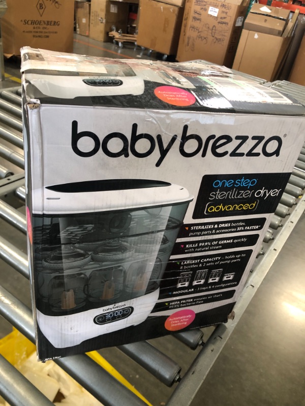 Photo 2 of Baby Brezza Baby Bottle Sterilizer and Dryer Advanced – Electric Steam Sterilization Machine – Universal Sterilizing for All Bottles: Plastic + Glass + Pacifiers + Breast Pump Parts - HEPA Filtration