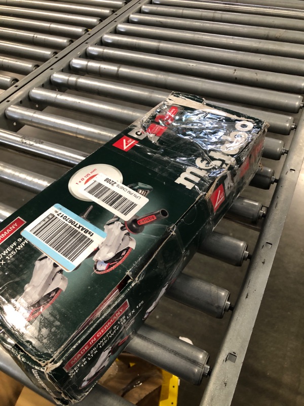 Photo 2 of Metabo - 5" Variable Speed Angle Grinder - 2, 800-9, 600 Rpm - 13.5 Amp W/Electronics, High Torque, Lock-On (600562420 15-125 HT), Concrete Renovation Grinders/ Surface Prep Kits/ Cutting