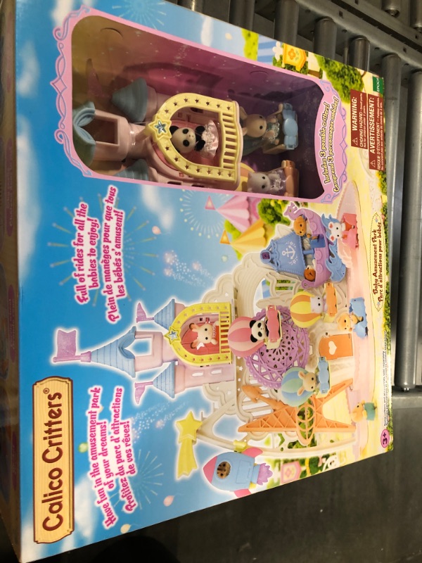 Photo 2 of Calico Critters Baby Amusement Park, Dollhouse Playset with 3 Figures Included