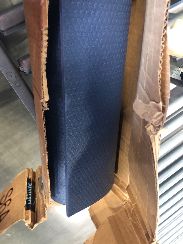 Photo 3 of 1/4 inch Extra Thick Deluxe Yoga Mat Blue