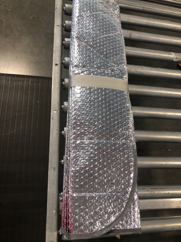 Photo 1 of BDK Universal Car Sun Shades-Foldable Heat & UV Ray Protection-Sunshade to Keep Your Vehicle Cool and Damage Free, Easy to Use, Fits Windshields of Various Sizes (Jumbo) (AS-212)