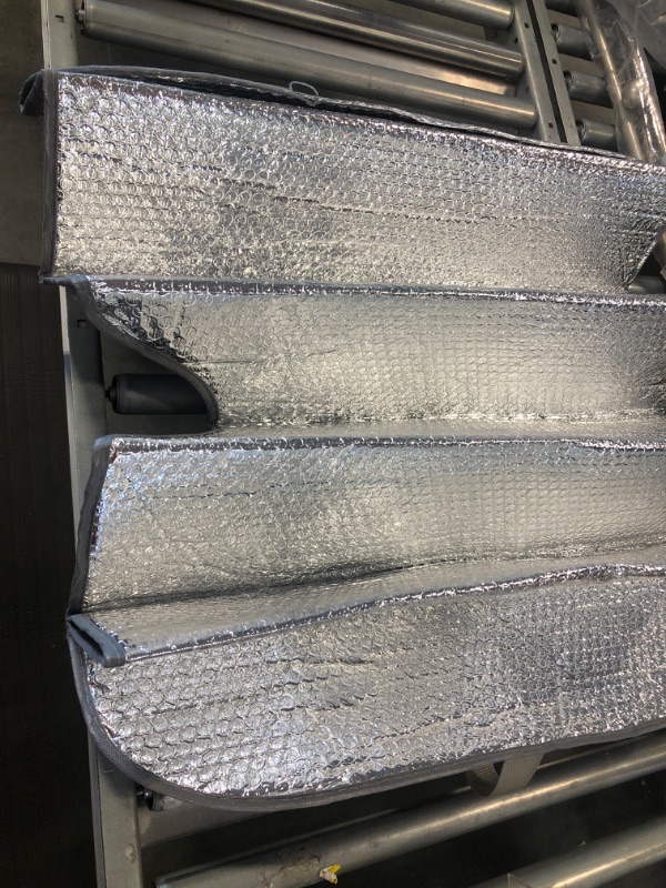 Photo 1 of BDK Universal Car Sun Shades-Foldable Heat & UV Ray Protection-Sunshade to Keep Your Vehicle Cool and Damage Free, Easy to Use, Fits Windshields of Various Sizes (Jumbo) (AS-212)