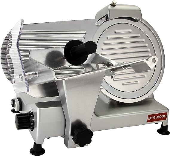 Photo 1 of BESWOOD 10" Premium Chromium-plated Steel Blade Electric Deli Meat Cheese Food Slicer Commercial and for Home use 240W BESWOOD250