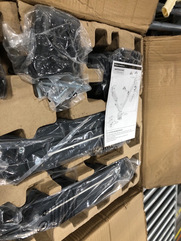 Photo 1 of MOUNT PRO Dual Monitor Mount for 2 Ultrawide Computer Screen Max 43 Inch/37.5lbs Each, Premium Long Monitor Arm, Heavy Duty Gas Spring Monitor Stand for 2 Monitors, VESA Desk Mount 75x75 100x100