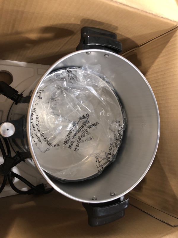 Photo 1 of AmazonCommercial Coffee Urn with 2 Spouts - Aluminum, 60 Cups/9 Liters 60 Cup 2 Spouts