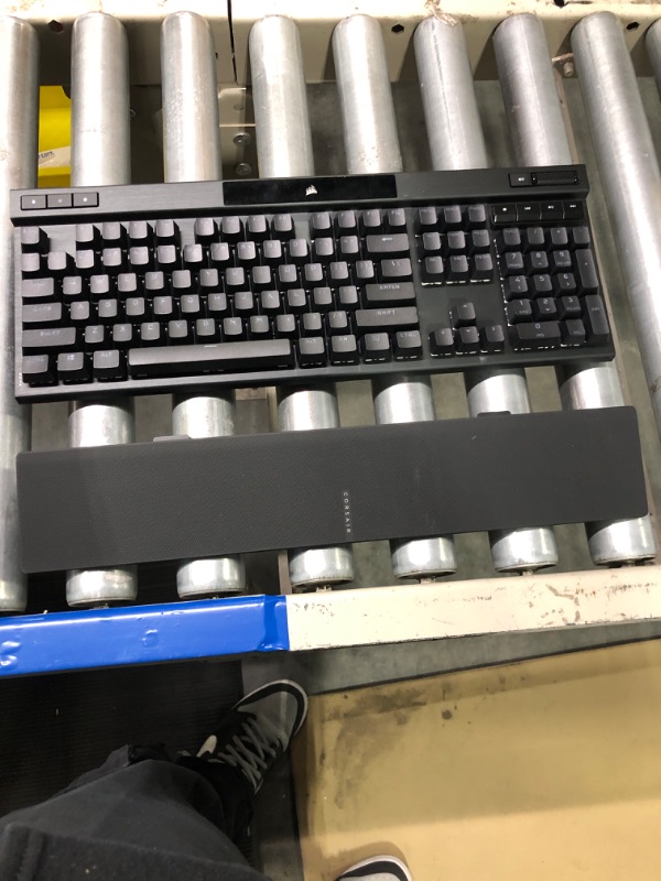 Photo 1 of Corsair K70 PRO RGB Optical-Mechanical Gaming Keyboard - OPX Linear Switches, PBT Double-Shot Keycaps, 8,000Hz Hyper-Polling, Magnetic Soft-Touch Palm Rest - NA Layout, QWERTY - Black K70 RGB PRO OPX- Linear Black
