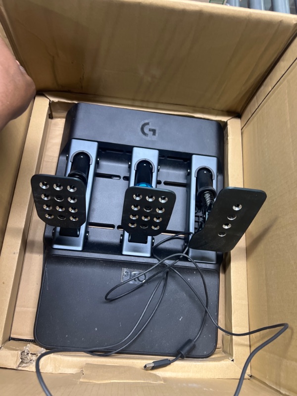 Photo 1 of Logitech G PRO Racing Pedals - Racing Simulator Pedals with 100kg Load Cell Brake, Fully Customizable, Swappable Springs & Elastomers, Modular Design