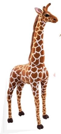 Photo 1 of BRINJOY Giant Giraffe Stuffed Animal Set, 47 Inch Large Plush Giraffe Toy
