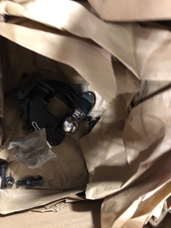 Photo 1 of REYSUN 864185 8 Ton Bolt on Pintle Hook Hitch Ball Mount with 2-5/16 inch Trailer Ball Combination, fits for Pintle Mount with Fastner Kit Bolt-on Pintle with 2-5/16" Ball