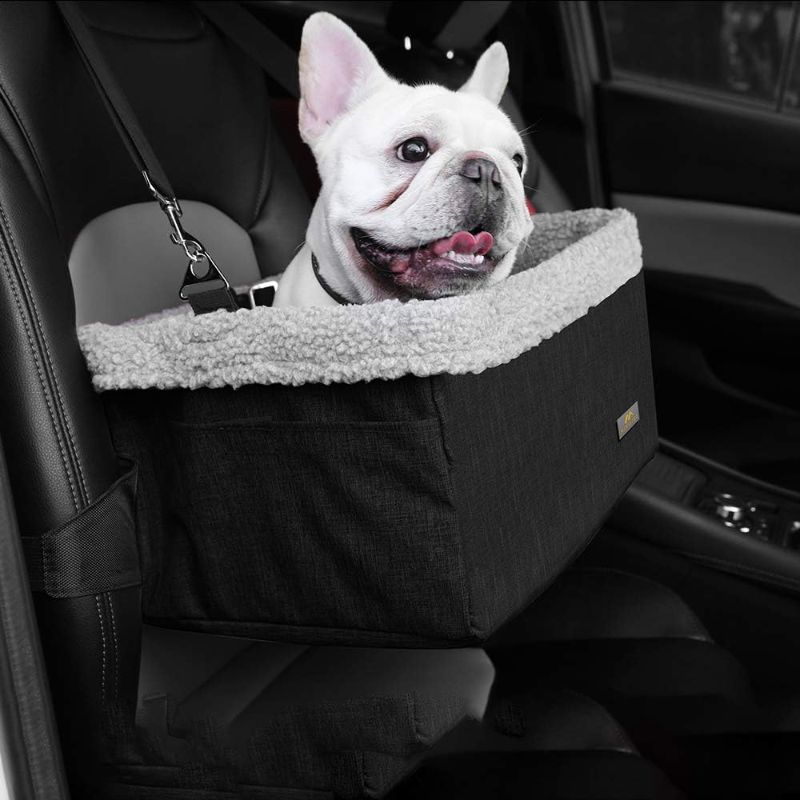 Photo 1 of  Dog Car Seats for Small Dogs, Upgrade Dog Booster Seat with Metal Frame Construction with Double-Layer Oxford, Perfect for Small Pets up to 20lbs