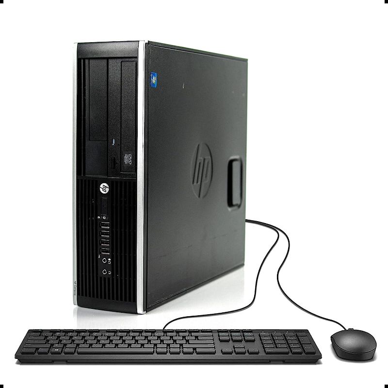 Photo 1 of HP 8300 Elite Small Form Factor Desktop Computer, Intel Core i5-3470 3.2GHz Quad-Core, 8GB RAM, 500GB SATA, Windows 10 Pro 64-Bit, USB 3.0, Display Port (Renewed)
