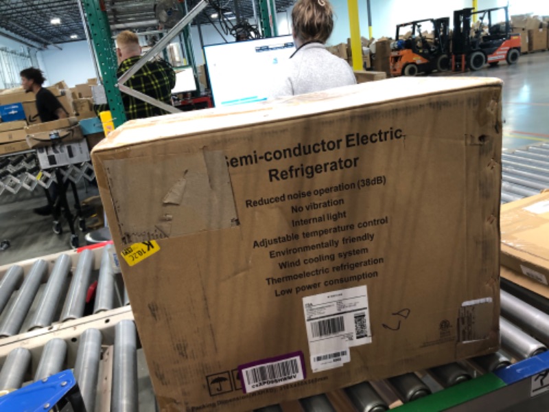 Photo 1 of KingChii 16L Electric Cigar Humidor Cooling, Heating Control System, Electronic Humidor Cabinet with Spanish Cedar Wood Shelves & Hygrometer (2 Layers 100 Capacity)