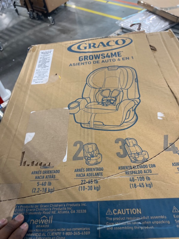 Photo 2 of Graco Grows4Me 4 in 1 Car Seat, Infant to Toddler Car Seat with 4 Modes, West Point