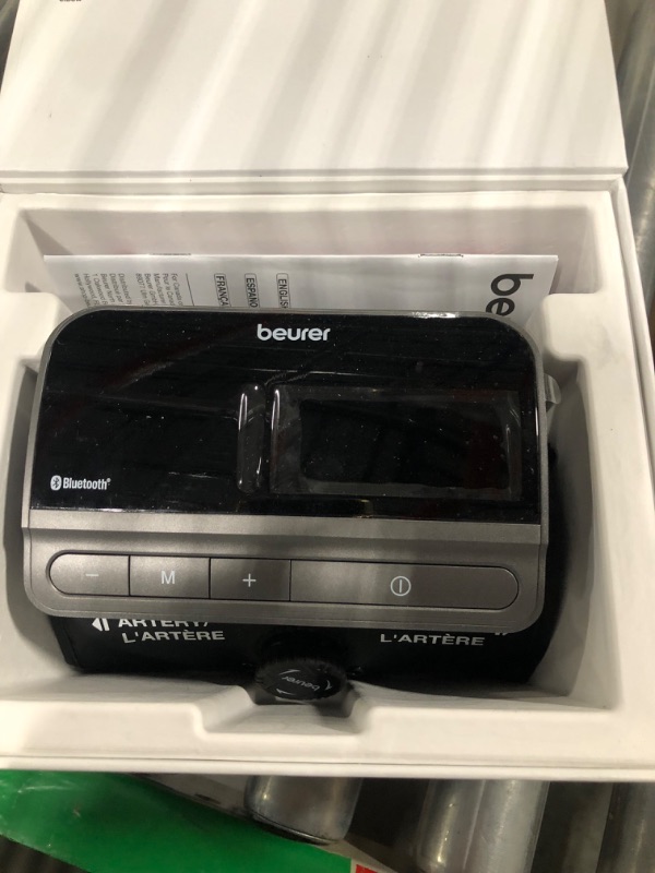 Photo 1 of Beurer BM81 easyLock Automatic Upper Arm Blood Pressure Monitor, Fully Electronic Smart Cuff Without Cables, Gentle Striction Plus Fast Measurement, Bluetooth, 240 Memory Sets BM81 - easyLock