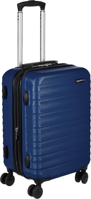 Photo 1 of Amazon Basics 20-Inch Hardside Spinner, Navy Blue