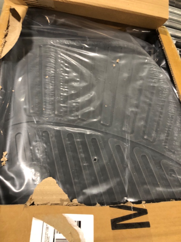 Photo 2 of OEDRO Floor Mats Fits for Honda CR-V 2023 (Include Hybrid), Custom Fit TPE All-Weather Floor Liners, Includes 1st and 2nd Row Full Set Liners, Black 2023 1st & 2nd Row