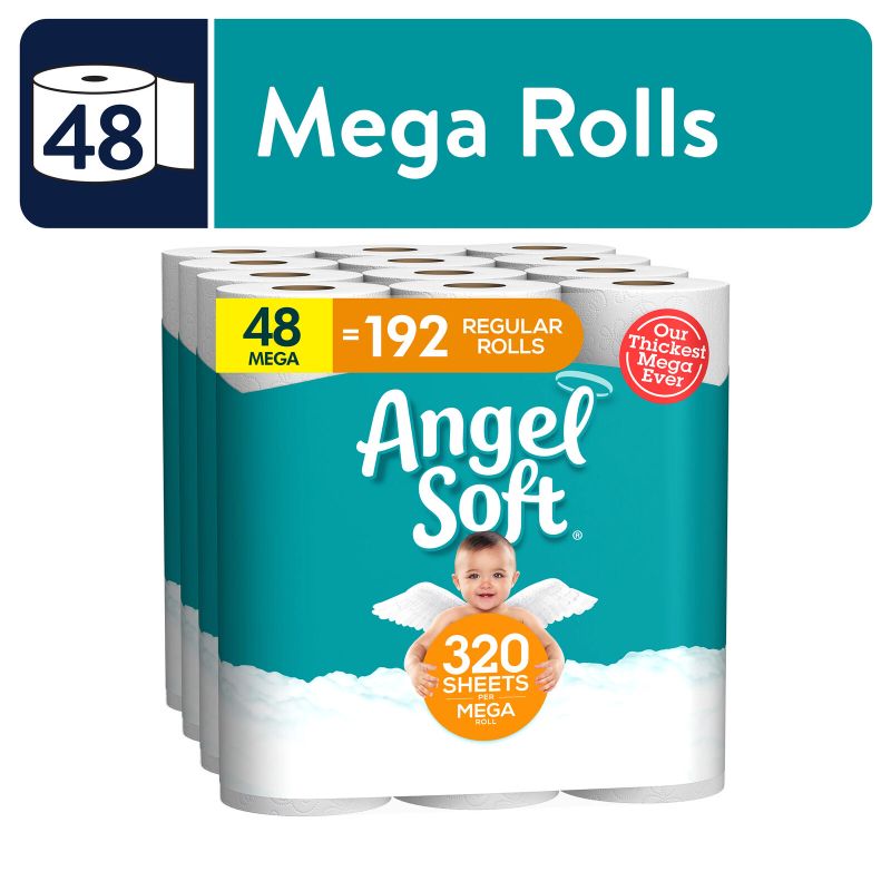 Photo 1 of Angel Soft Toilet Paper 48 Mega Rolls