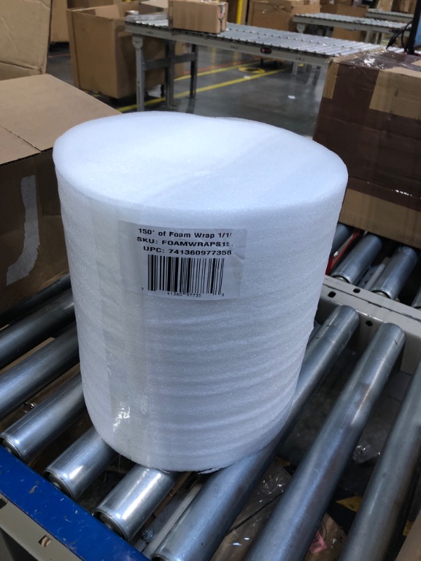 Photo 2 of 150' Foam wrap- protect glass & fragile items with foam wrap. 150' x 12" foam wrap 150-Feet