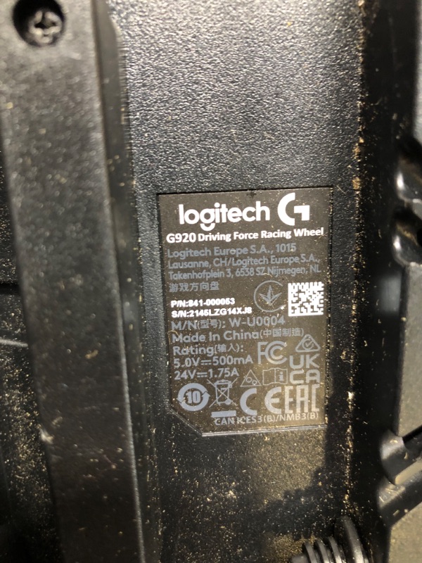 Photo 1 of Logitech G920 Driving Force Racing Wheel and Floor Pedals, Real Force Feedback, Stainless Steel Paddle Shifters, Leather Steering Wheel Cover for Xbox Series X|S, Xbox One, PC, Mac - Black
