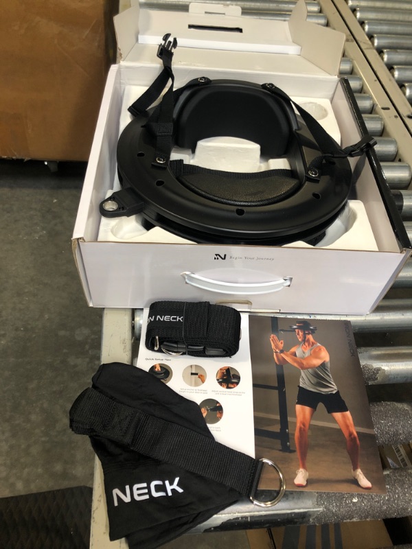 Photo 3 of Iron Neck – Advanced Neck Strength Training Device and Rehabilitation Machine - Perform Neck Exercises and Stretches to Relieve Back and Neck Pain, Reduce Concussion Risk, and Improve Posture 3.0