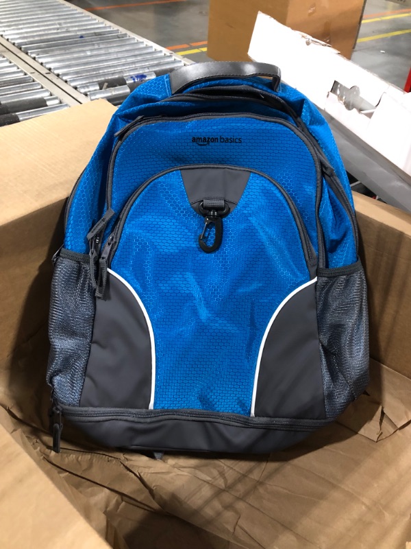 Photo 3 of Amazon Basics Sport Laptop Backpack - Blue