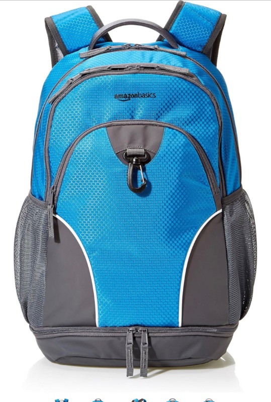 Photo 1 of Amazon Basics Sport Laptop Backpack - Blue