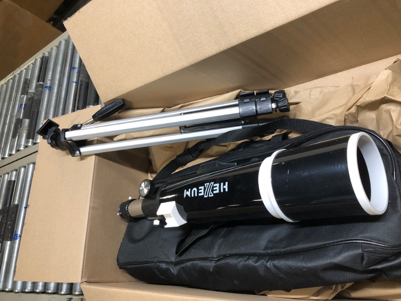 Photo 1 of Telescope for Adults & Beginner Astronomers - 80mm Aperture 600mm Fully Multi-Coated High Transmission Coatings with AZ Mount Tripod Phone Adapter, Carrying Bag, Wireless Control. Black
