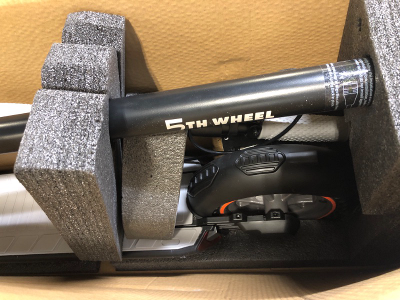 Photo 4 of Electric Scooter - 5TH WHEEL M2 Electric Scooter Adults, 8.5" Honeycomb Tire, 19 Miles Long Range & 15.5 Mph, Triple Brakes & Cushioning, Foldable with Night Light Sport Scooters 220lbs Max Load Black