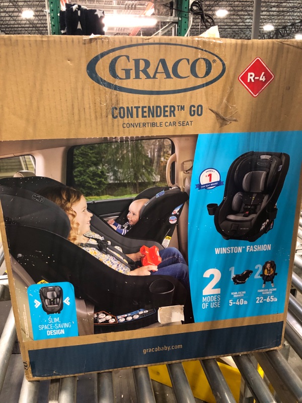 Photo 2 of Graco Contender Go Convertible Car seat, 2 Modes, 