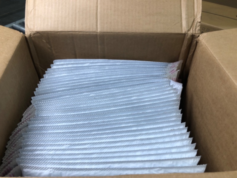 Photo 1 of Amazon Basics Poly Bubble Mailer, 8.5" x 12" (Internal Size - 8.25" x 11"), White, 50-Pack & Poly Bubble Mailer, 6" x 10" (Internal Size - 5.75" x 9"), White, 35-Pack