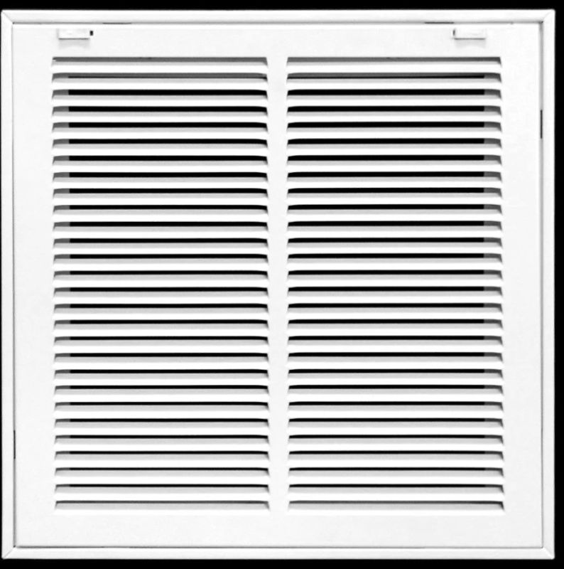 Photo 1 of 14" X 14" STEEL RETURN AIR FILTER GRILLE FOR 1" FILTER - REMOVABLE FRAME - [OUTER DIMENSIONS: 16 5/8" X 16 5/8"]
